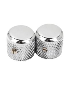 Fender Genuine Replacement Part 1952 Telecaster knurled knobs, 2pcs, chrome