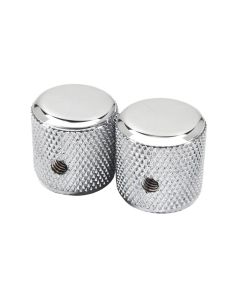 Fender Genuine Replacement Part 60's Telecaster knurled knobs, 2pcs, chrome