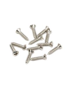 Fender Genuine Replacement Part pickguard screws 12pcs, nickel