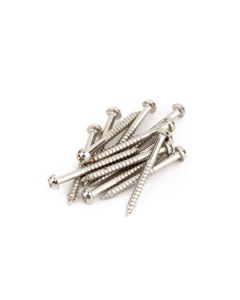 Fender Genuine Replacement Part Jazzmaster/Telecaster pickup mounting screws, nickel, 12pcs