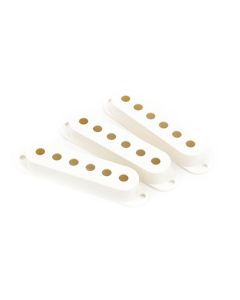 Fender Genuine Replacement Part pickup cover Stratocaster, parchment, plastic, 3 pcs