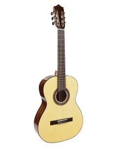 Martinez Standard Series klassieke gitaar, massief spruce top, mahonie b&s, pau ferro toets, cadete, 615mm