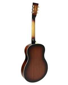 Royall Tri Cone 12 fret resonator DELTA, wooden body dark sunburst finish, with softcase