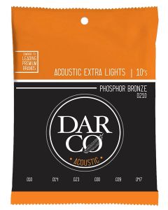 Darco string set acoustic phosphor bronze, extra light 010