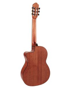 Salvador klassieke gitaar, spruce top, sapele b&s, Savarez snaren, satin finish, met cutaway en EQ5