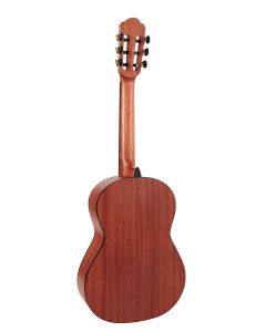 Salvador klassieke gitaar, spruce top, sapele b&s, Savarez snaren, satin finish, 1/2 bambino model, 560 mm