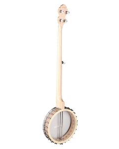 Richwood Heritage Series longneck open back 5-string banjo, maple rim, 24 brackets, whyte laydie toonring, incl koffer