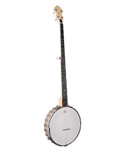 Richwood Heritage Series longneck open back 5-string banjo, maple rim, 24 brackets, whyte laydie toonring, incl koffer