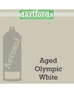 dartfords Nitrocellulose Paint Aged Olympic White - 400ml aerosol