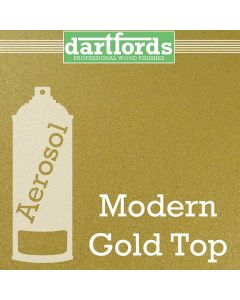 dartfords Metallic Nitrocellulose Paint Modern Gold Top - 400ml aerosol