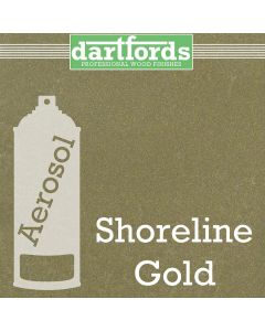 dartfords Metallic Nitrocellulose Paint Shoreline Gold - 400ml aerosol