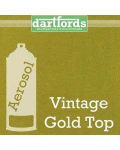 dartfords Metallic Nitrocellulose Paint Vintage Gold Top - 400ml aerosol