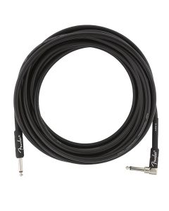 Fender Professional Series instrument cable, 18.6ft, 1x angled, black