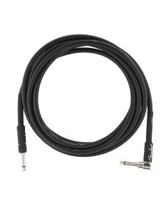 Fender Professional Series instrument cable, 10ft, 1x angled, black