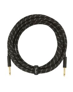 Fender Deluxe Series Instrument cable, 18.6ft, black tweed