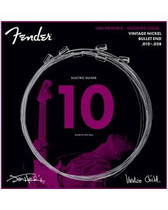 Fender Jimi Hendrix™ Voodoo Child™ string set electric, vintage nickel, 010-013-015-026-032-038, bullet end