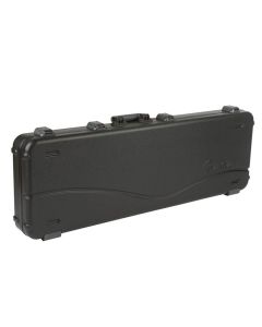 Fender deluxe guitar case for bass, molded, black