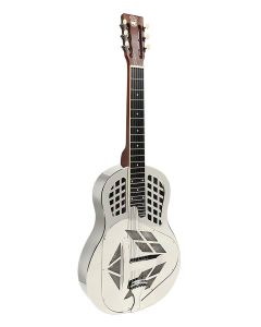 Royall Tri Cone 12 fret square neck resonator TAMPA SQUARE, bell brass body nickel finish, with softcase