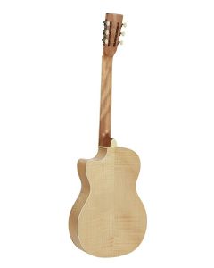 Royall Single Cone 14 fret resonator BANTAM BLAZER, wooden body (flamed maple), with softcase