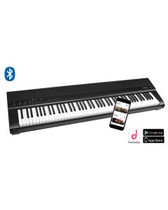 Medeli Performer Series digitale piano, 88 gewogen hamer actie toetsen (K6), 2 x 20 watt, met Bluetooth - ZWART