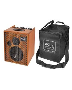 Acus One Series promotional bundle: amplifier (natural lacquer) with free bag