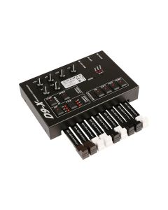 Crumar drawbar controller uitbreiding met 9 drawbars, draaiknoppen en knoppen (ook als MIDI contr. via USB