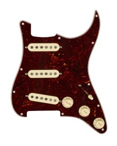 Fender Pre-Wired Strat Pickguard Custom Shop Fat 50's SSS, 11 screw holes, tortoise shell