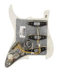 Fender Pre-Wired Strat Pickguard Custom Shop Fat 50's SSS, 11 screw holes, parchment