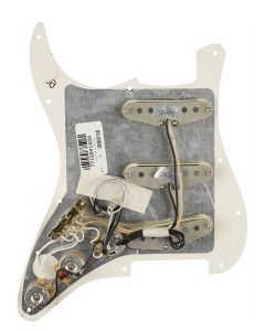 Fender Pre-Wired Strat Pickguard Custom Shop Custom '69 SSS, 11 screw holes, parchment