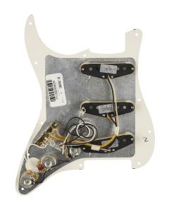 Fender Pre-Wired Strat Pickguard Custom Shop Texas Special SSS, 11 screw holes, parchment