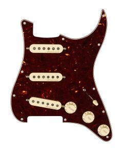 Fender Pre-Wired Strat Pickguard Vintage Noiseless SSS, 11 screw holes, tortoise shell