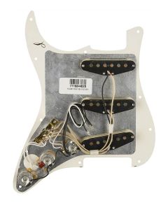 Fender Pre-Wired Strat Pickguard Original '57/'62 SSS, 11 screw holes, parchment