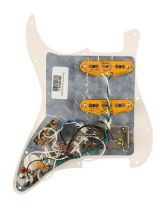 Fender Pre-Wired Strat Pickguard Shawbucker Bridge/Gen 4 Noiseless neck/middle HSS, 11 screw holes, tortoise shell