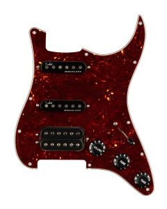 Fender Pre-Wired Strat Pickguard Shawbucker Bridge/Gen 4 Noiseless neck/middle HSS, 11 screw holes, tortoise shell