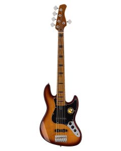 Sire Basses V5 Series Marcus Miller basgitaar, elzen, 5-snarig, tobacco sunburst