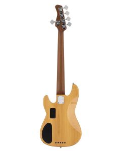 Sire Basses P10 Series Marcus Miller basgitaar, 5-snarig, elzen met massieve gevlamde esdoorn top, naturel