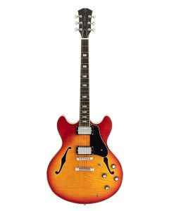 Sire Guitars H Series Larry Carlton electrische archtop gitaar, esdoorn, cherry sunburst