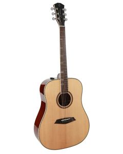 Sire Guitars A4 Series Larry Carlton akoestische dreadnought, massieve roasted top en achterblad, SIB electronica, naturel