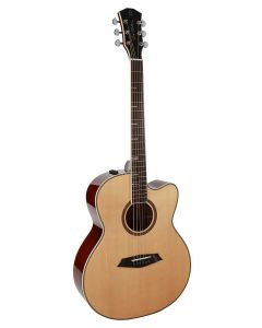 Sire Guitars A4 Series Larry Carlton akoestische grand auditorium, massieve roasted top en achterblad, SIB electronica, naturel