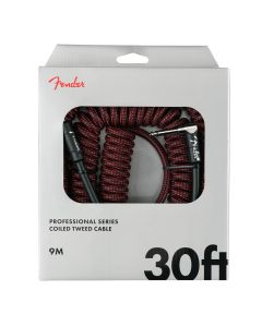 Fender Professional Coil Cable 30", red tweed