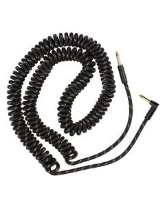 Fender Deluxe Coil Cable 30", black tweed