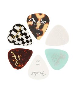 Fender Material Medley Picks 6 pieces, 351 shape, thin