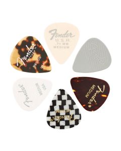 Fender Material Medley Picks 6 pieces, 351 shape, medium