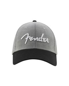 Fender Clothing Headwear Hipster dad hat, gray and black, one size fits most