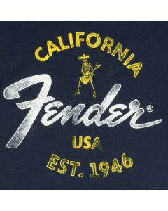 Fender Clothing T-Shirts Baja Blue t-shirt, blue, S