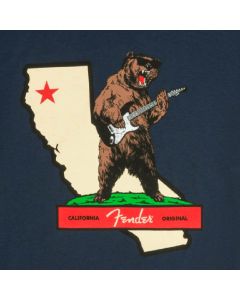 Fender Clothing T-Shirts Fender Rocks Cali t-shirt, navy, S