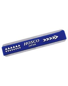 Hosco Japan compact fret crown file, small (R:1mm) coarse cut and fine cut sides, blue