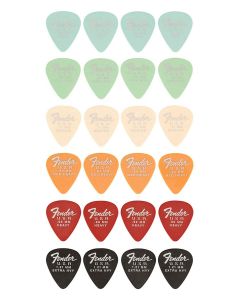 Fender Dura-Tone picks, 351 shape, mixed pickpack, 24 pieces