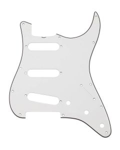 Fender Genuine Replacement Part pickguard Pure Vintage '65 Stratocaster 3-ply eggshell 11-hole with nitrocellulose finish