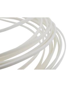 Incudo ABS guitar purfling white plain - 1600x2x1.5mm (63x0.08x0.06")